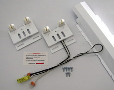 LEDPro 1X4 Troffer KIT Prismatic - (2) 18w Tube High Output - 50K - FROSTED